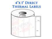 1 Rolls 4x1 Direct Thermal Labels for Zebra GC420d GC420t GK420d GK420t GX420d GX420t LP2844 LP2442 TLP2844 ZP450 Barcode Printer