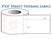4 Rolls 4x6 Direct Thermal Labels for Zebra Industrial S4M Z4M 105SE 105S 105SL 160S S500 S600 Z4000 ZT200 ZT220 ZT230 ZM400 ZM600 110Xi4 140Xi4 170Xi4 220Xi4 R
