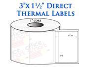 4 Rolls 3x1.5 Direct Thermal Labels for Zebra LP2844 LP2442 LP2844 TLP2844 ZP450 GC420d GC420t GK420d GK420t GX420d GX420t Barcode Printer