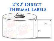 10 Rolls 2x2 Direct Thermal Labels for Zebra LP2824 LP2422 TLP2824 LP2844 LP2442 LP2844 TLP2844 ZP450 GC420d GC420t GK420d GK420t GX420d GX420t Barcode Printer