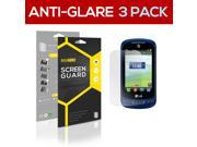 3x LG Xpression 2 C410 Matte Anti fingerprint Anti Glare Screen Protector Guard Film Skin
