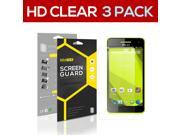 3x BLU Studio 5.0 C HD D534U SUPER HD Clear Screen Protector Guard Film Skin