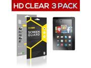 3x Amazon Fire HD 7 SUPER HD Clear Screen Protector Guard Film Skin