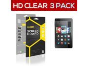 3x Amazon Fire HD 6 SUPER HD Clear Screen Protector Guard Film Skin