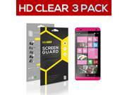 3x BLU Win HD W510U SUPER HD Clear Screen Protector Guard Film Skin