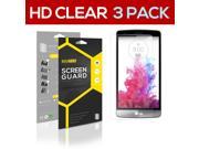 3x LG F60 D390N SUPER HD Clear Screen Protector Guard Film Skin