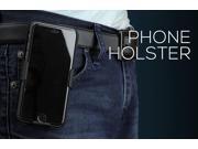 For Sony Xperia E3 Black Holster Case W Stand Belt Clip