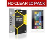 10x Acer Iconia 8 W SUPER HD Clear Screen Protector Guard Film Skin