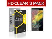 3x HP Slate 6 VoiceTab II SUPER HD Clear Screen Protector Guard Film Skin