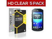 5x Kyocera DuraForce SUPER HD Clear Screen Protector Guard Film Skin