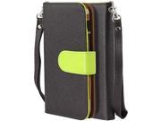 SOJITEK ASUS PadFone X Leather Book Style Folio Stand Wallet Flip Cover Brown Case w Stand