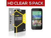 5x HTC Desire 320 SUPER HD Clear Screen Protector Guard Film Skin