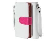 SOJITEK LG VOLT Leather Book Style Folio Stand Wallet Flip Cover White Case w Stand