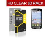 10x LG Access LTE L31L Straight Talk SUPER HD Clear Screen Protector Guard Film Skin