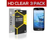 3x Acer Liquid Jade Z SUPER HD Clear Screen Protector Guard Film