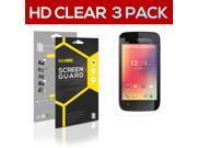 3x BLU Advance 4.0 SUPER HD Clear Screen Protector Guard Film