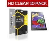 10x Lenovo Tab 2 A8 SUPER HD Clear Screen Protector Guard Film