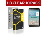 10x LG G Pad F 8.0 SUPER HD Clear Screen Protector Guard Film