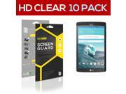 10x LG G Pad X 8.3 SUPER HD Clear Screen Protector Guard Film