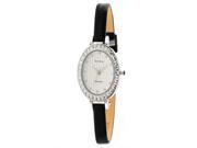 SODA New Fashion womans ladies girls gift Circle Crystal leather analog type quartz crystal watch