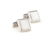 newfangled Textured sliver Cufflinks Cuff link with Gift Box