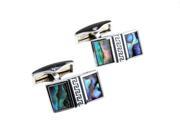 Abalone Abalones Shells Mother of Pearl Cufflinks Cuff Links with Gift Box
