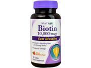 Natrol Biotin Fast Dissolve 10000 Mcg 60 Tablets