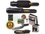 Garrett Pro Pointer II Edge Digger and Camo Canvas Metal Detecting Bag Pouch