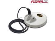 Fisher 5 Solid Biaxial DD White Elliptical Coil for F75 and F70