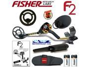 Fisher F2 Metal Detector with Three Coils Fisher Bag and Pinpointer