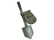Teknetics Folding Shovel Forged Steel Blade and Pick with Free Carry Pouch