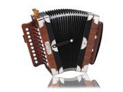 Hohner 3002 Cajun Style Arietta Accordion Natural Brown