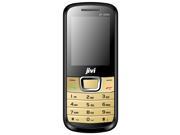 Jivi Mobiles JV A300 Full Multimedia Internet Dual SIM Mobile Phone Black Gold