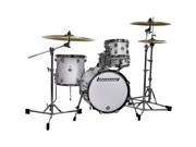 Ludwig Breakbeats by Questlove 4 Piece Shell Pack White Sparkle Chrome Hardware