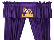 NCAA Louisiana State Tigers 5pc Long Curtain Drapes Valance