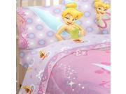 Disney Fairies Tinkerbell Whimsy 4pc Full Bed Sheet Set
