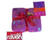 Disney Thats So Raven Purple Soft Plush Throw Blanket