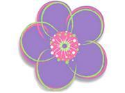 Purple Flowers Poppies Self Stck Wall Pop Accent Stickers