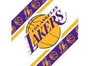 NBA Los Angeles Lakers Self Stick Wall Border