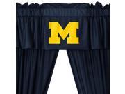 NCAA Michigan Wolverines 5pc Long Curtain Drapes Valance