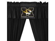 NCAA Missouri Tigers College 5pc Valance Curtains Set