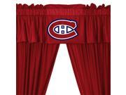 NHL Montreal Canadiens 5pc Long Curtain Drapes Valance Set