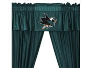 NHL San Jose Sharks 5pc Long Curtains Drapes Valance Set