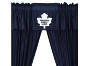 NHL Toronto Maple Leafs 5pc Long Curtains Drapes Valance Set