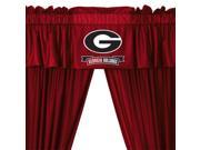 NCAA Georgia Bulldogs College 5pc Valance Curtains Set