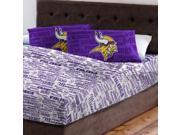 NFL Minnesota Vikings Full Sheet Set Football Anthem Bedding