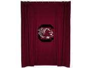 NCAA South Carolina Gamecocks Bathroom Shower Curtain