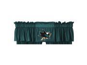 NHL San Jose Sharks Hockey Logo Locker Room Window Valance