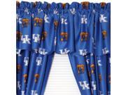 NCAA Kentucky Wildcats Collegiate Long Drape Valance Set
