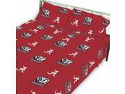 Alabama Crimson Tide Collegiate Red Twin X Long Bed Sheets